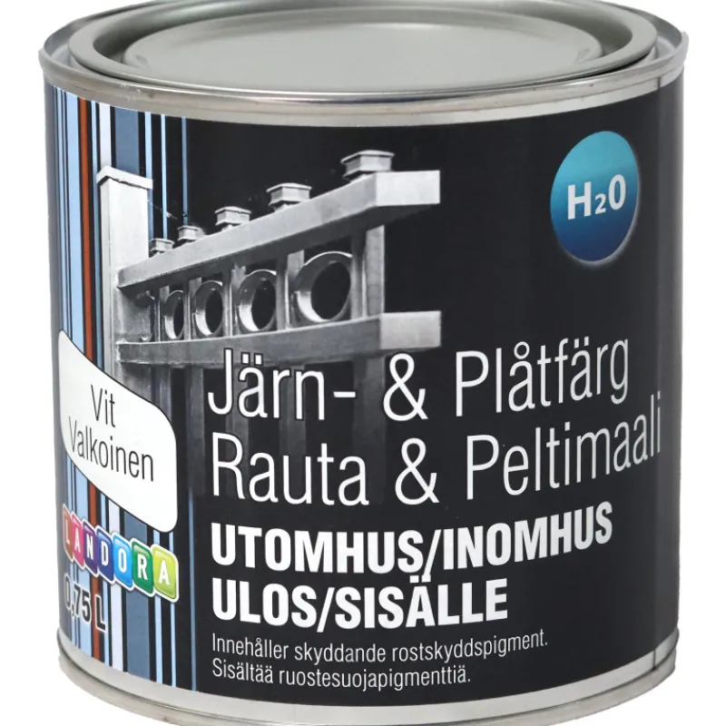 rauta-ja-peltimaali-landora-0-GVmwvjuJ-0.webp Landora Maalit-Rauta- Ja Peltimaali 0,75 L Valkoinen