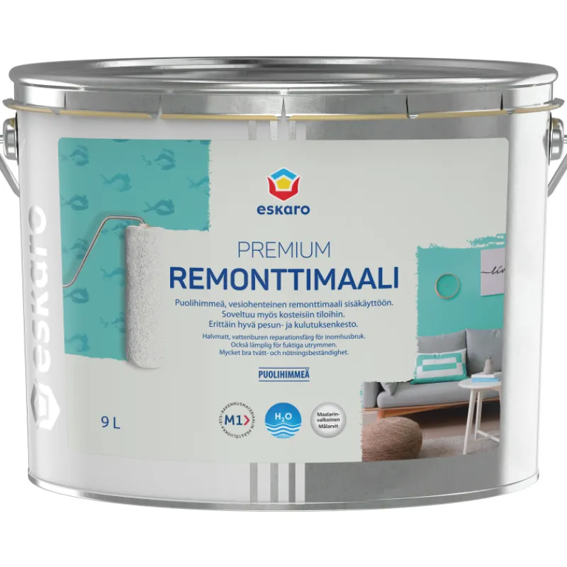 remonttimaali-eskaro-premium-m-KQceVTcQ-0.webp Eskaro Maalit-Remonttimaali Premium Maalarinvalkoinen 9 L