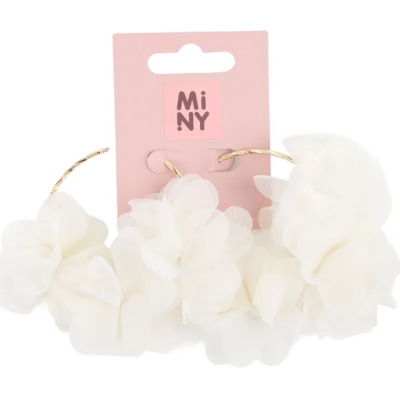 rengaskorvakorut-miny-6-cm-kuk-EqgAgRRZ-0.webp Miny Korut Ja Kellot^Rengaskorvakorut 6 Cm Kukka Valkoinen