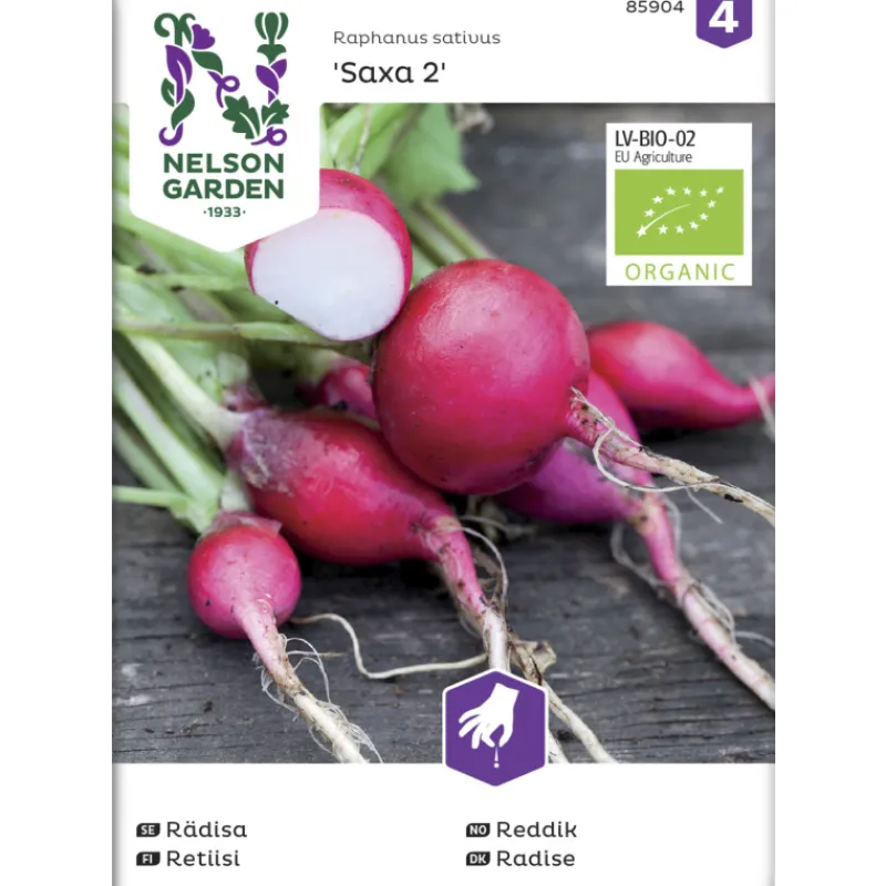 retiisi-siemen-nelson-garden-b-QUtTlfoc-0.webp Nelson Garden Basic Kasvien Ja Nurmikonsiemenet-Retiisi Siemen Saxa 2 Organic