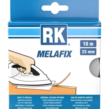 Rk Rakennusmateriaalit-Reunanauha 23 Mm 10 M Melafix Valkoinen