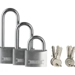 Brücke Pienrauta-Riippulukko, Alumiinia, 3 Kpl 50 Mm