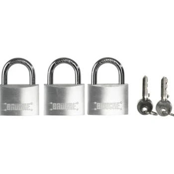 Brücke Pienrauta-Riippulukko Alumiinia, 3 Kpl 50 Mm