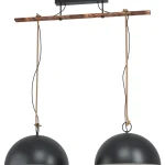 Eglo Sisävalaisimet-Riippuvalaisin 2-os Hodsoll Musta/puu