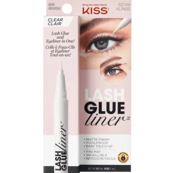 Kiss Kynsikosmetiikka^Ripsiliima-eyeliner 0,7 Ml Lash Glue Liner Kirkas