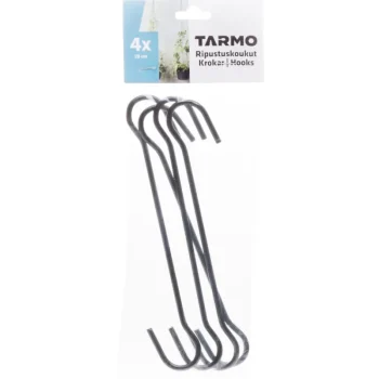 Tarmo Ripustus-Ripustuskoukut Musta Lajitelma