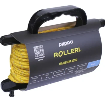 Piippo Kettingit, Köydet Ja Kuormansidonta-Rolleri Heijastava PP-multifilamentti 4 Mm X 30 M