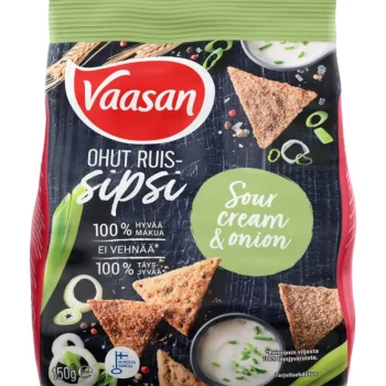 Vaasan Kuivaleivät Ja Korput^Ruissipsi 150 G Sourcream & Onionu00a0u00a0u00a0u00a0u00a0u00a0u00a0u00a0u00a0u00a0u00a0u00a0u00a0u00a0u00a0u00a0u00a0u00a0u00a0u00a0