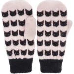 Miny Naisten Asusteet-Rukkaset Topattu Kissa Vaaleanpunainen