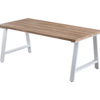 Eureka Huonekalut-Ruokapöytä Kielo 180 Cm Valkoinen/tammi