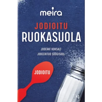 Meira Mausteet Ja Liemivalmisteet^Ruokasuola 1 Kg, Jodioitu