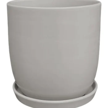 Kotikulta Sisäkukkaruukut-Ruukku 14 Cm Kiinteällä Aluslautasella, Matta Hiekka