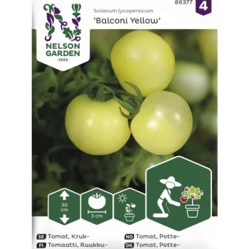 Nelson Garden Basic Kasvien Ja Nurmikonsiemenet-Ruukkutomaatti Siemen Balconi Yellow