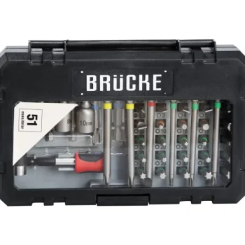 Brücke Sähkötyökalujen Tarvikkeet-Ruuvauskärkisarja 51 Osaa