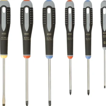 Bahco Käsityökalut-Ruuvitalttasarja Ergo 6 Osaa PH+PZ+taltta