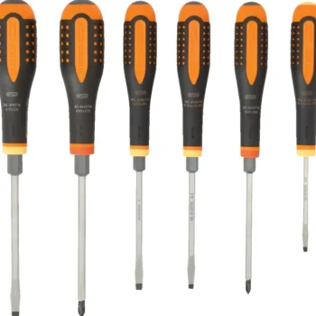 Bahco Käsityökalut-Ruuvitalttasarja Ergo 6 Osaa PH+taltta