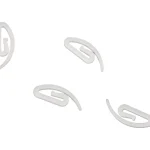 Kotikulta Verhot Ja Verhotarvikkeet-Rypytysnauhakoukku 20 Kpl Valkoinen