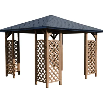 Tammisto Puutarhakatokset Ja Aurinkovarjot-Saaristolaispaviljonki 3x3 M