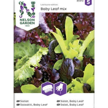 Nelson Garden Basic Kasvien Ja Nurmikonsiemenet-Salaatti Siemenseos Baby Leaf Kylvönauha