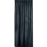 Kotikulta Verhot Ja Verhotarvikkeet-Samettiverho Helia Tummanharmaa