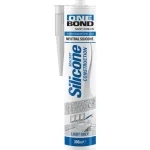 Onebond Liimat, Massat Ja Tasoitteet-Saniteettisilikoni 300 Ml, Vaalean Harmaa