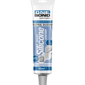 Onebond Liimat, Massat Ja Tasoitteet-Saniteettisilikoni 50 Ml, Kirkas
