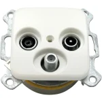 Abb Sähköasennustarvikkeet-Satelliittiantennipistorasia 1743-03-214.AP KL Päättyvä