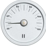 Rento Saunatarvikkeet Ja -aineet-Saunan Lämpömittari Alumiini Natural