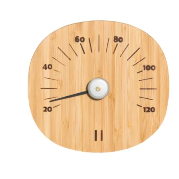 Rento Saunatarvikkeet Ja -aineet-Saunan Lämpömittari Bambu