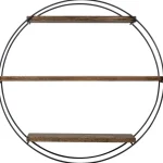 Chic Home Pienkalusteet-Seinähylly 60 X 15 Cm Tulikukka