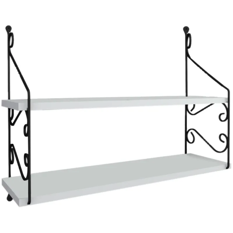 seinhylly-chic-home-70-x-20-x-FpygFMgX-0.webp Chic Home Pienkalusteet-Seinähylly 70 X 20 X 51 Cm Senja Valkoinen/musta