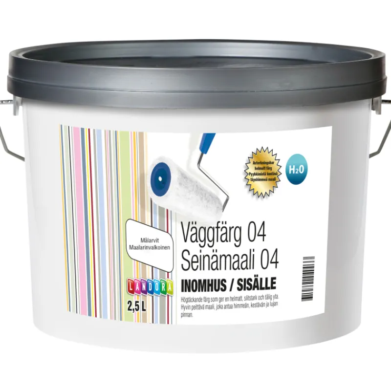 seinmaali-04-25-l-maalarinvalk-ueFyzzYx-0.webp Landora Maalit-Seinämaali 04 2,5 L Maalarinvalkoinen Himmeä