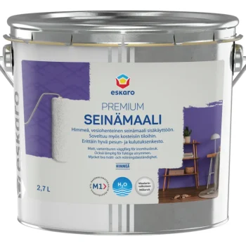 Eskaro Maalit-Seinämaali Premium Maalarinvalkoinen 2,7 L