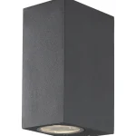 Airam Ulkovalaisimet-Seinävalaisin Sund Duou00a0IP44 GU10 Max 2 X 11 W Antrasiitti