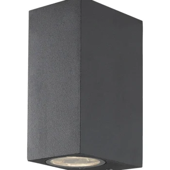 Airam Ulkovalaisimet-Seinävalaisin Sund Duou00a0IP44 GU10 Max 2 X 11 W Antrasiitti