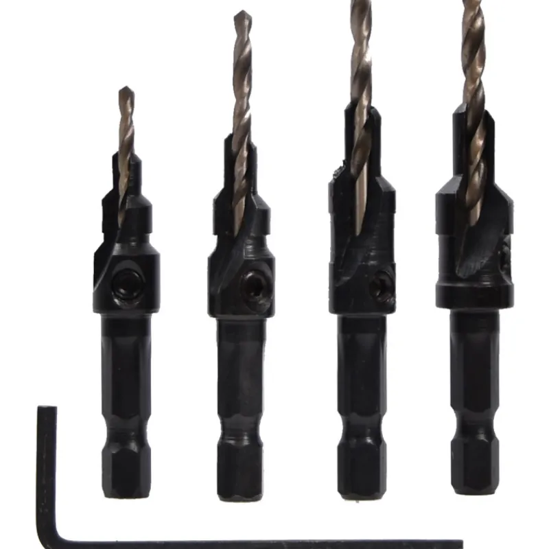 senkkausporasarja-finbullet-4-uqCIfsWJ-0.webp Finbullet Sähkötyökalujen Tarvikkeet-Senkkausporasarja 4-osaa HSS