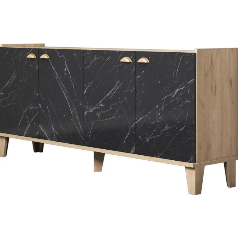 senkki-chic-home-180-x-41-x-78-EGjQkLYh-0.webp Chic Home Pienkalusteet-Senkki 180 X 41 X 78 Cm Susanna Beige/musta