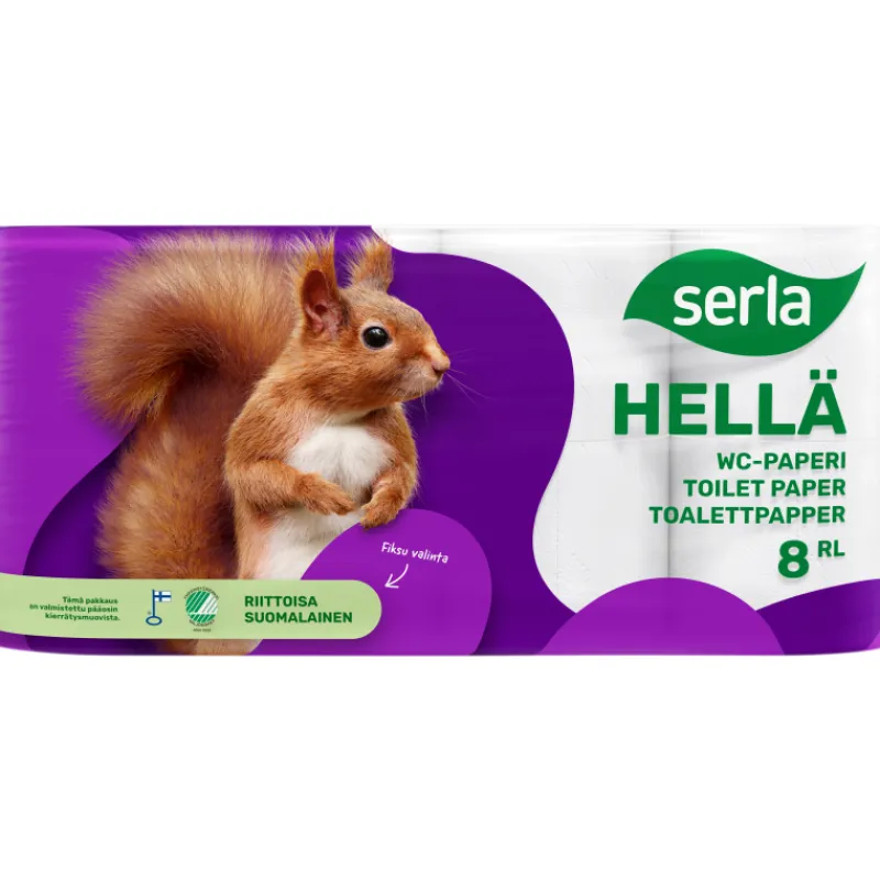 serla-hell-wc-paperi-8rl-valko-FrxesiCM-0.webp Serla WC-paperit^Hellä WC-paperi 8rl Valkoinen