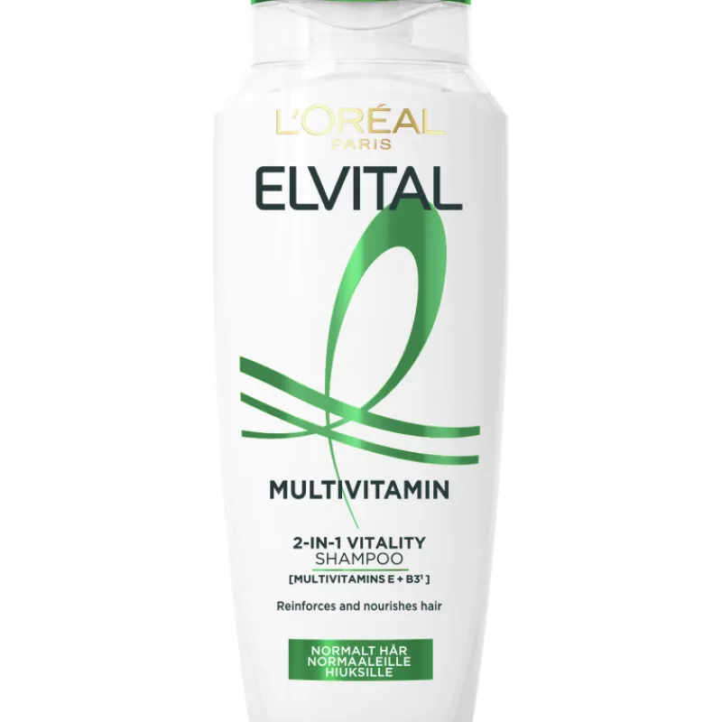 shampoo-hoitoaine-250-ml-mult-uidkNPpz-0.webp Loreal Elvital Shampoot Ja Hoitoaineet^Shampoo + Hoitoaine 250 Ml Multivitamin 2in1