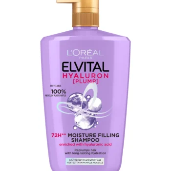 Loreal Elvital Shampoot Ja Hoitoaineet^Shampoo 1 L Hyaluron Plump