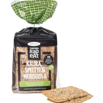 Rosten Näkkileivät Ja Hapankorput^Siemennäkkileipä 250 G Kaura, Speltti & Merisuola