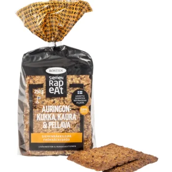 Rosten Näkkileivät Ja Hapankorput^Siemennäkkileipä 250 G Auringonkukka, Kaura & Pellava