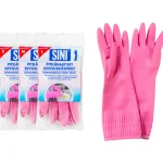 Sini Siivousvälineet^Siivouskäsine M Pitkävartinen