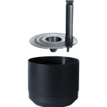 Orthex Sisäkukkaruukut-Säiliöruukku 25 Cm Musta