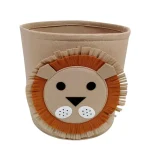 Miny Sisustuskorit-Säilytyskori 30 Cm Leijona Huopa, Ruskea