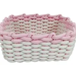 Miny Sisustuskorit-Säilytyskori M Valkoinen/vaaleanpunainen