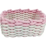 Miny Sisustuskorit-Säilytyskori S Valkoinen/vaaleanpunainen