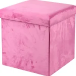 Kotikulta Pienkalusteet-Säilytysrahi 38 X 38 Cm Velvet Pinkki