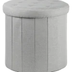 Kotikulta Pienkalusteet-Säilytysrahi 45 X 45 X 42 Cm Odessa Vaaleanharmaa