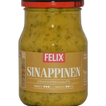 Felix Säilykkeet^Sinappikurkkusalaatti 390 G